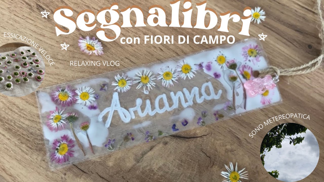 RACCOLGO I FIORI 🌸e NE FACCIO DEI SEGNALIBRI 🔖 PASSEGGIO E SONO METEREOPATICA ☔️🌟 relaxing vlog