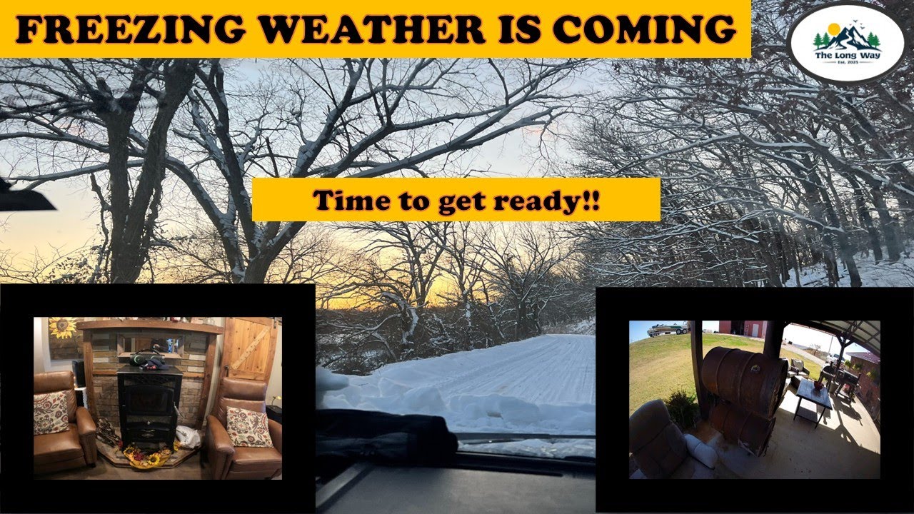 Winter Prep on the Farm  Heaters, Stoves & Firewood Ready for the Cold