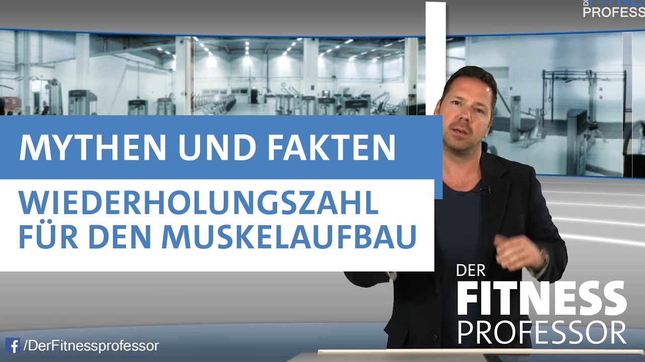 Mythos: Wiederholungszahl für den Muskelaufbau