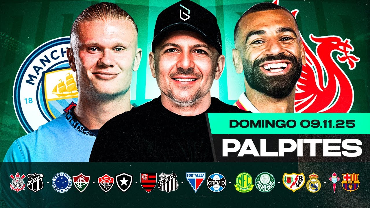 PALPITES DE FUTEBOL PARA 09 11 2025 (DOMINGO) | Boleiros Tips