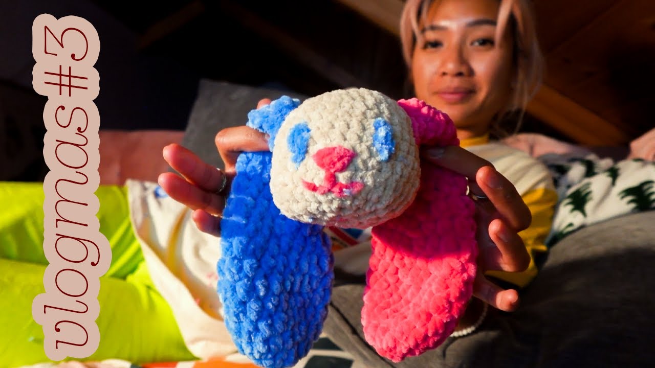 freaking out about yarn orders & continuing my amigurumi gift 🎄(late) vlogmas #3