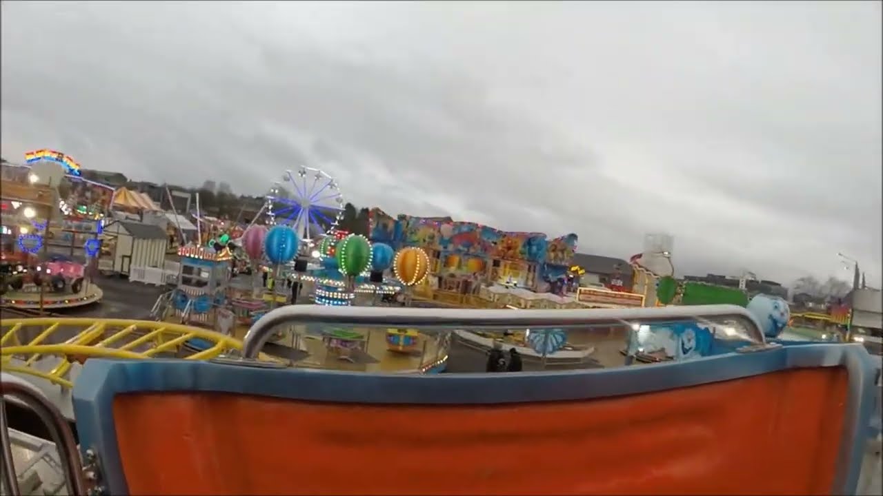 Gold Rush Family Rollercoaster POV On Ride - Escape To Fun Island, Blackburn