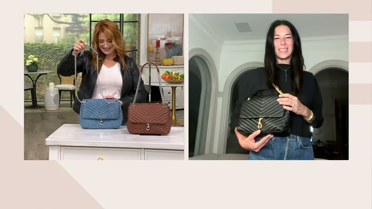 Rebecca Minkoff Edie Flap Shoulder Bag on QVC