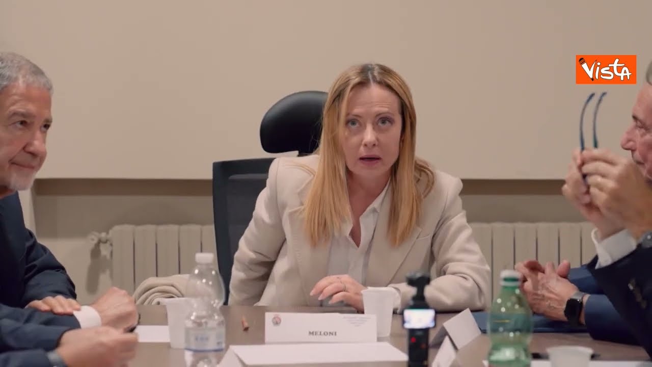 Giorgia Meloni a Niscemi: “Non si ripeterà il '97