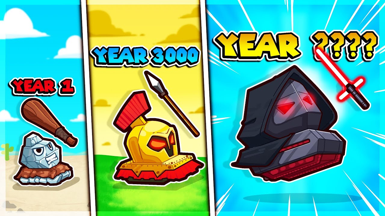 Spent 10,000 YEARS Evolving TANKS for FREE