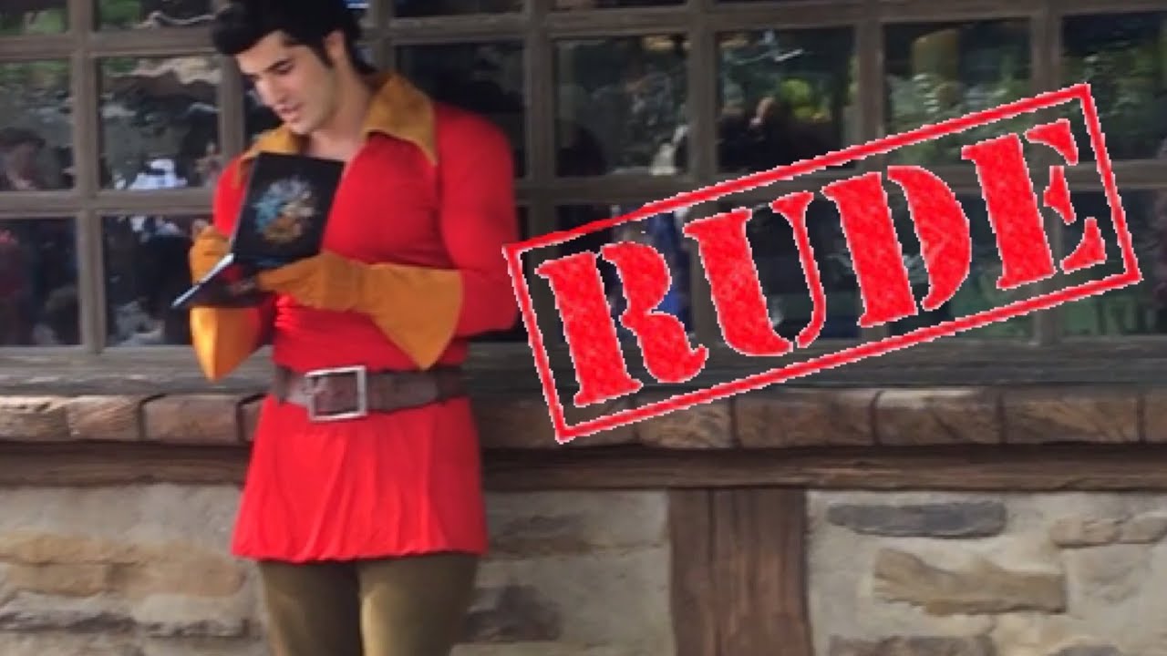Гастон — придурок! Встреча с Гастоном в Disney World. Странное взаимодействие с Красавицей и Чудо...