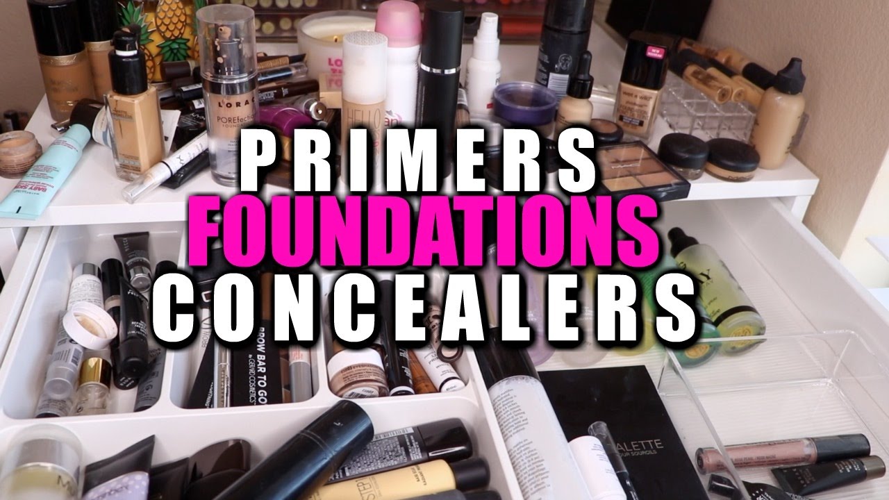 DECLUTTER: PRIMERS - FOUNDATIONS - CONCEALERS!