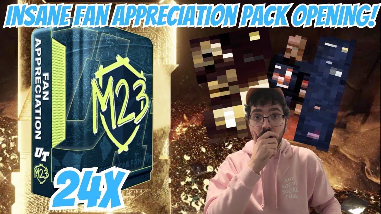 MULTIPLE 99 PULLS *INSANE* 24X FAN APPRECIATION PACK OPENING IN MADDEN 23!!