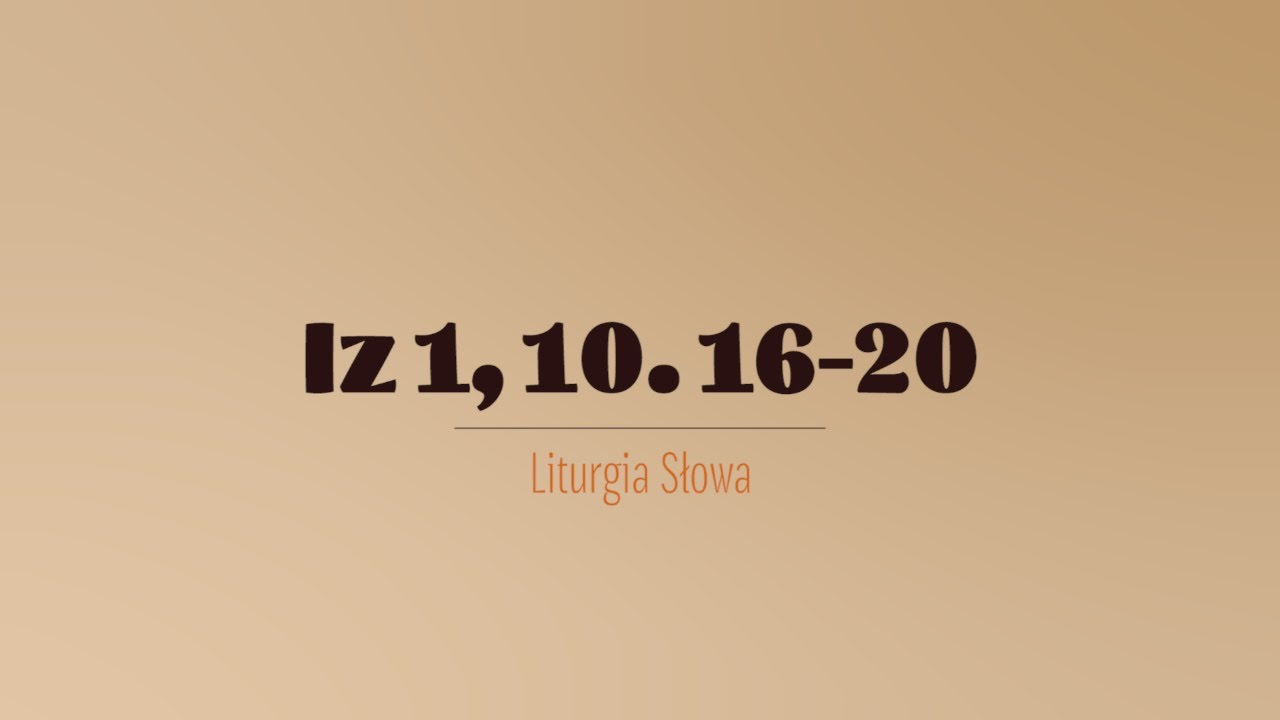 #PierwszeCzytanie | 3 marca 2026
