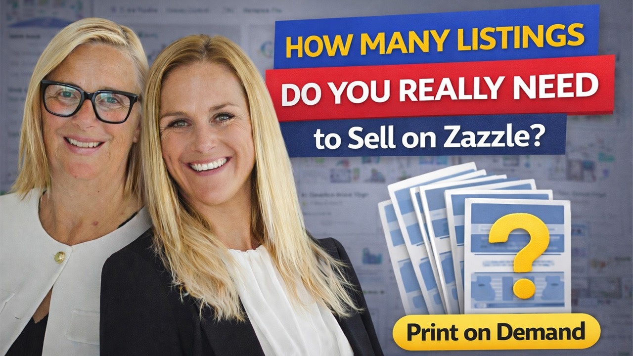 How Many Listings Do You Really Need to Sell on Zazzle Print on Demand