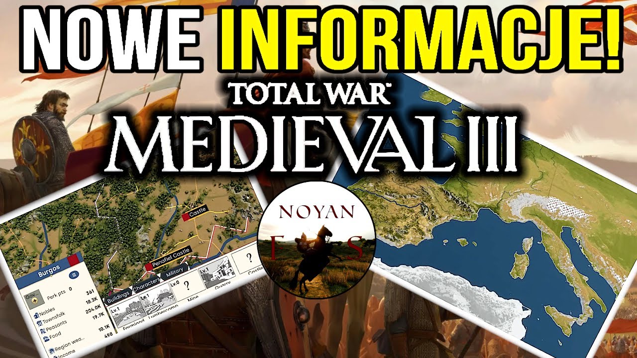 NOWE INFORMACJE O MEDIEVAL 3 TOTAL WAR!