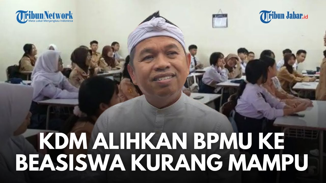RESPON KDM! Bantuan Sekolah Swasta Dialihkan Jadi Beasiswa Langsung Buat Siswa Kurang Mampu