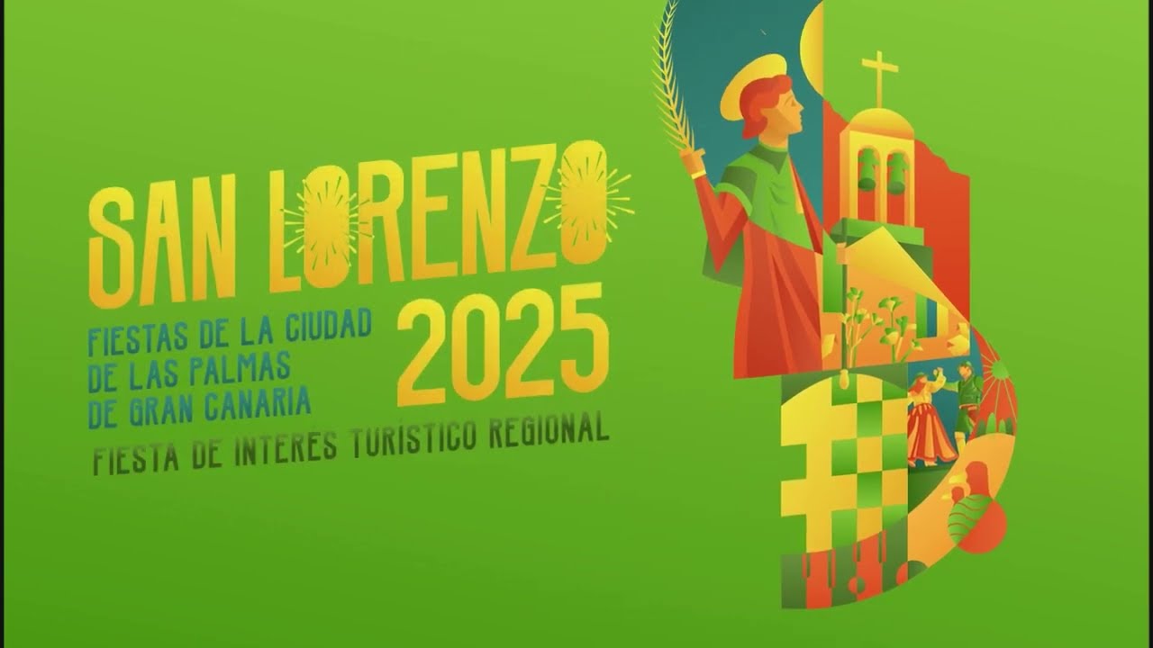 Subida de la Bandera de San Lorenzo 2025 