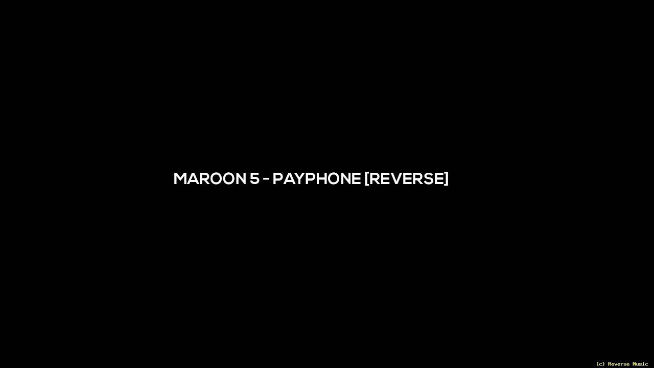 Maroon 5   Payphone