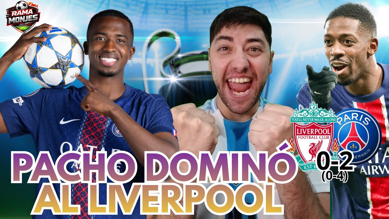 🔥🇪🇨WILLIAM PACHO BRUTAL! NARRADOR ARGENTINO se RINDE | LIVERPOOL 0-2 (0-4) PSG
