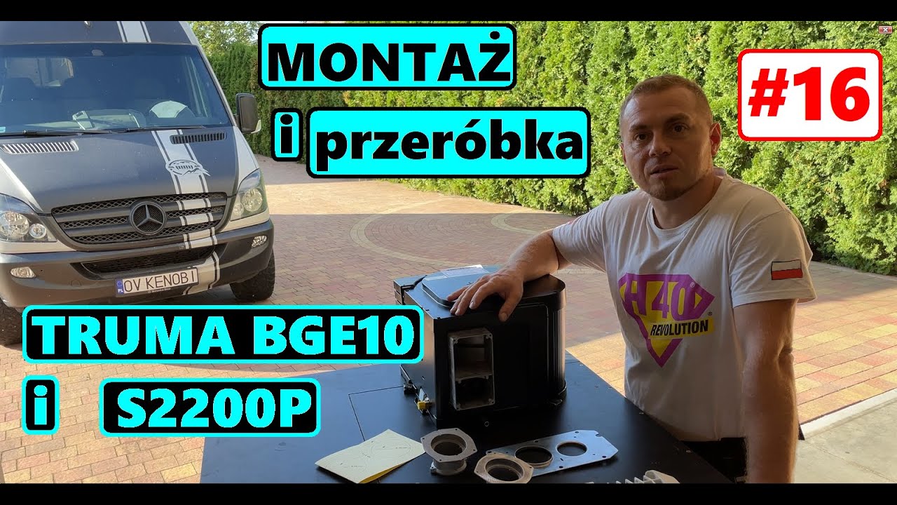 BUDOWA KAMPERA DiY 16. Montaż bojlera Truma BGE10 i przeróbka kominów. DiY Campervan conversion.