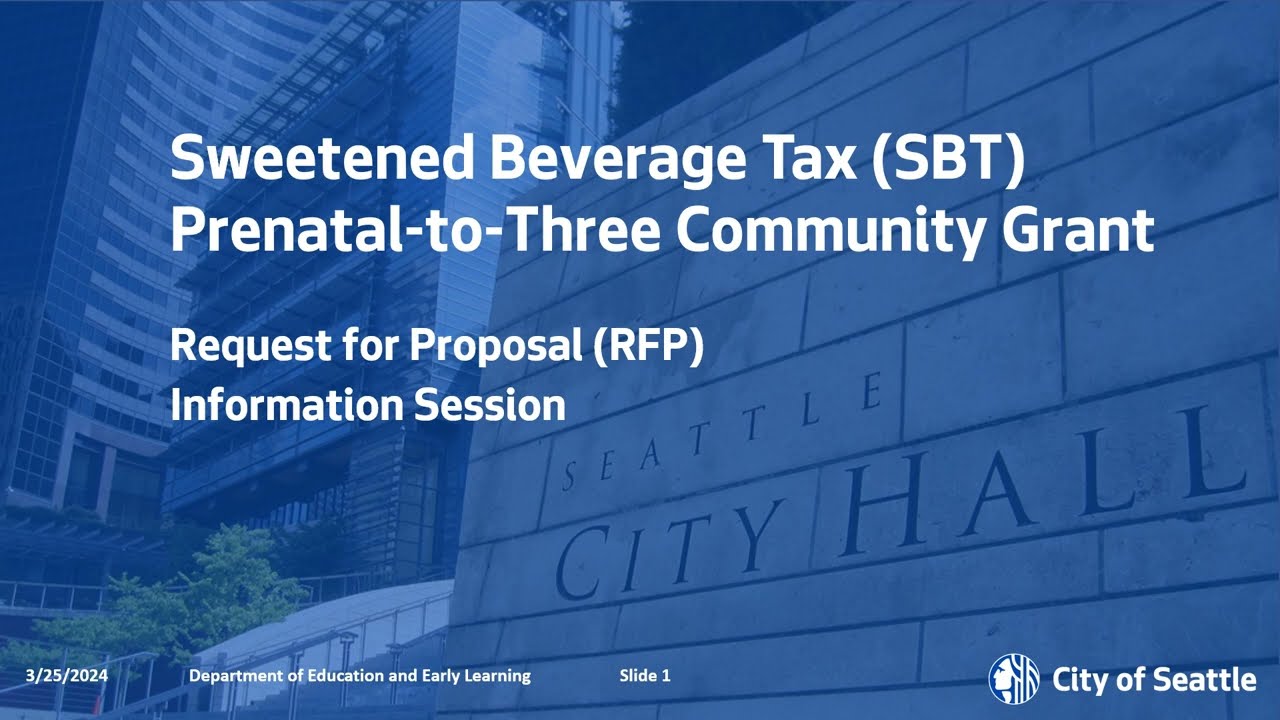 2024 DEEL Prenatal-to-Three Community Grants RFP Info Session