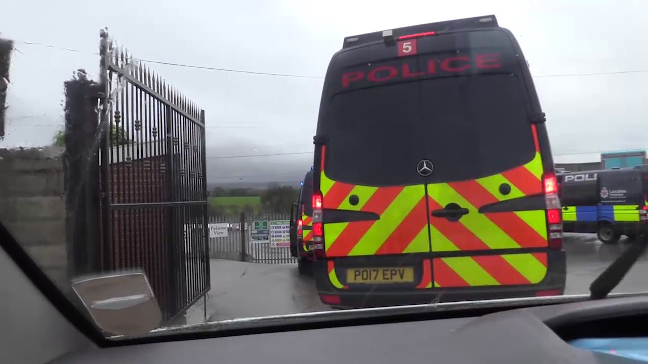 Police enforce closure order at Great Harwood site