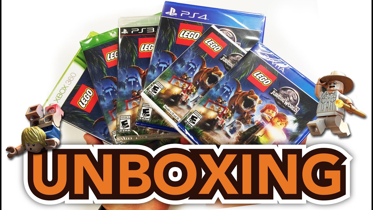 Lego Jurassic World (3DS/Xbox 360/Xbox One/PS3/PS4/PS Vita) Unboxing !!