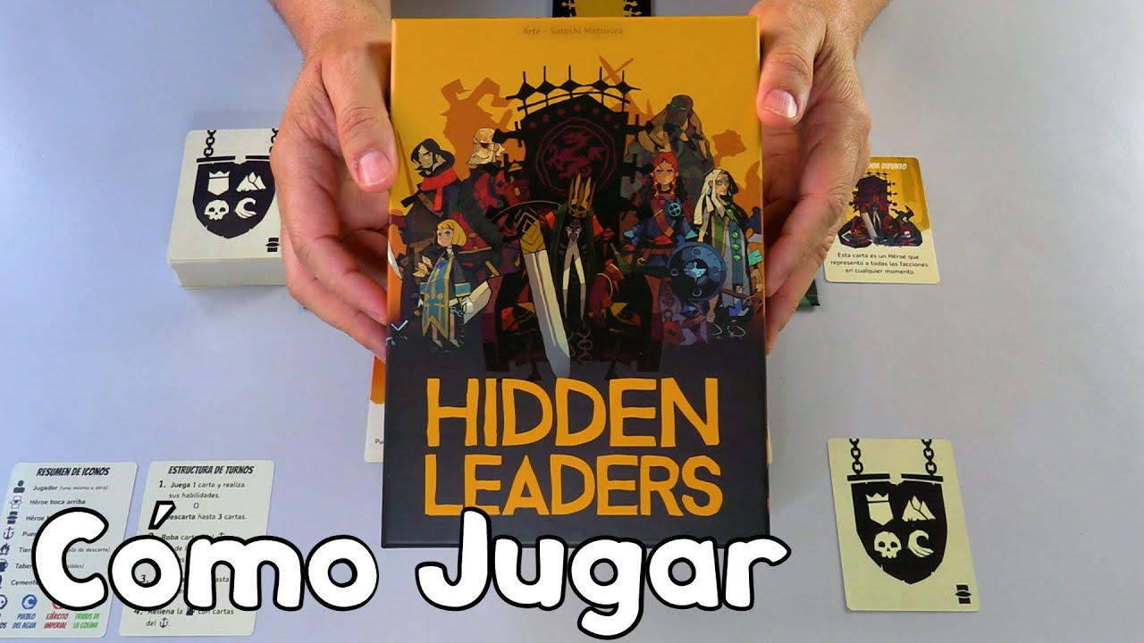 🎴 HIDDEN LEADERS Juego de Mesa | Cómo Jugar | Tutorial