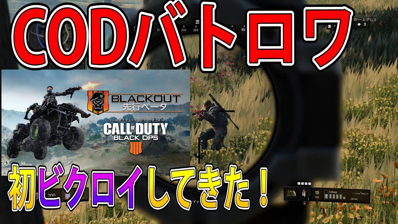 【BO4 実況】 CODバトロワでビクロイしてきた！！！ ブラックアウト【ななか】
