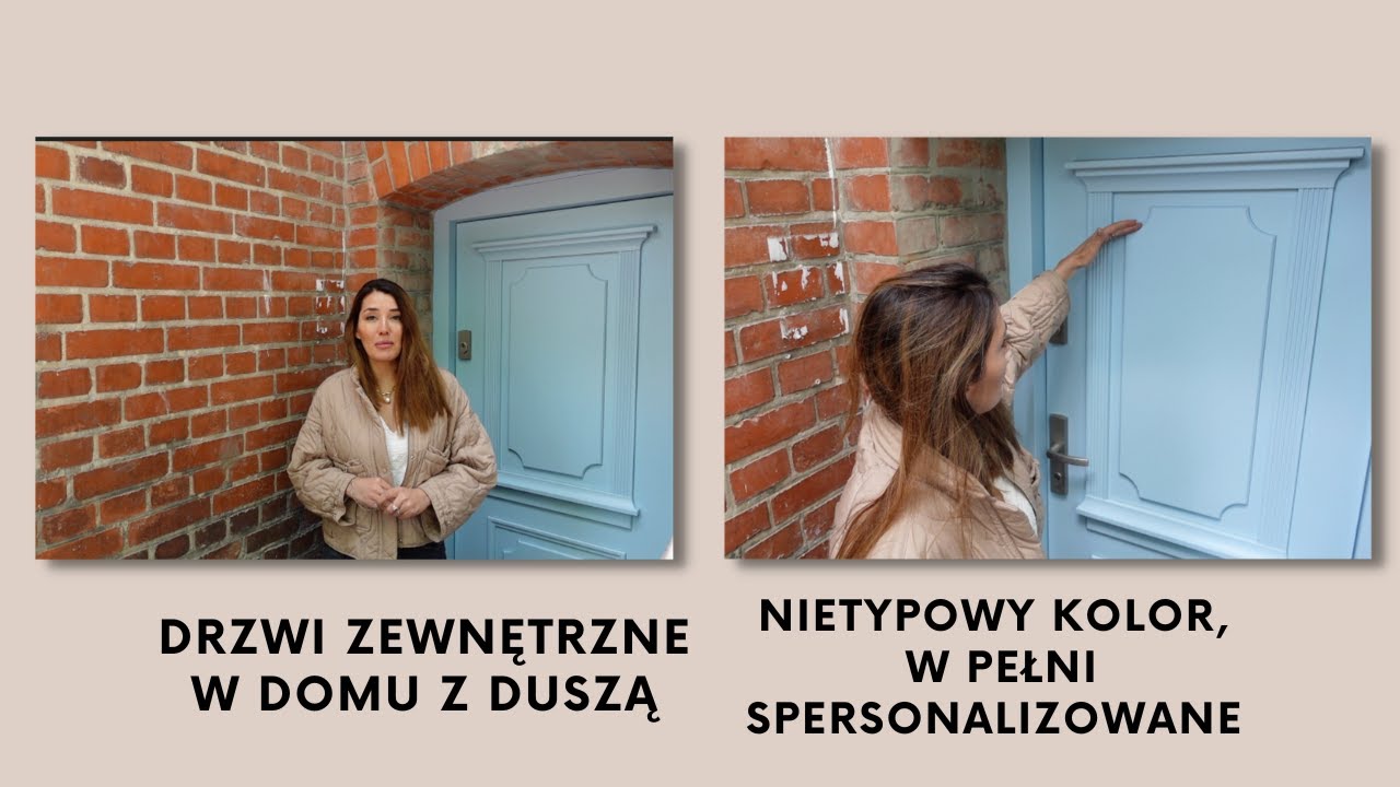Niebieskie drzwi CAL w domu z duszą, które ochronią przez złodziejem.