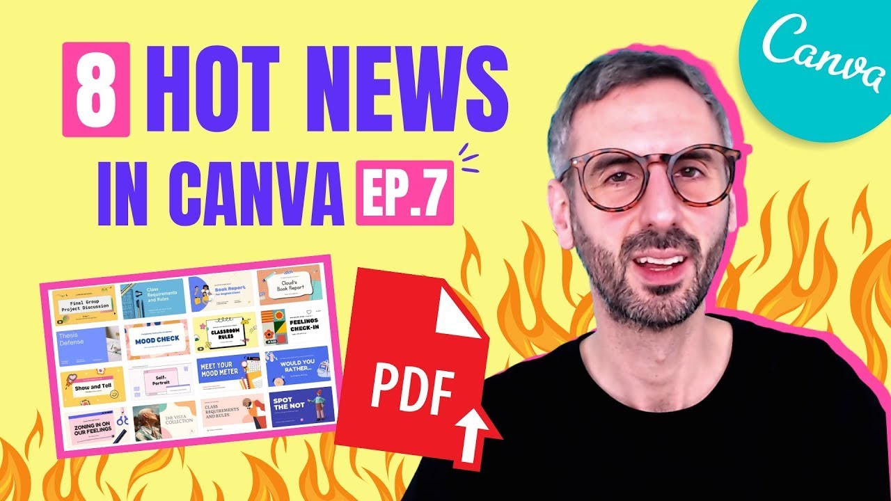 NEW: Edit PDF files, Restore Button, Social Media Video templates | What's HOT in Canva 🔥 [Ep. 07]