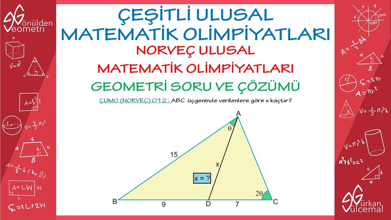 012 ÇEŞİTLİ ULUSAL MATEMATİK OLİMPİYATLARI (NORVEÇ) 2 FARKLI ÇÖZÜMLE