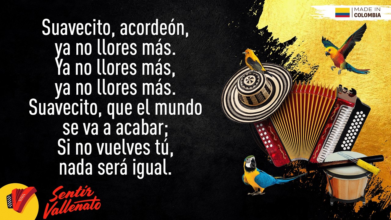 El Forastero, Binomio De Oro De Am&eacute;rica, Video Letra - Sentir Vallenato