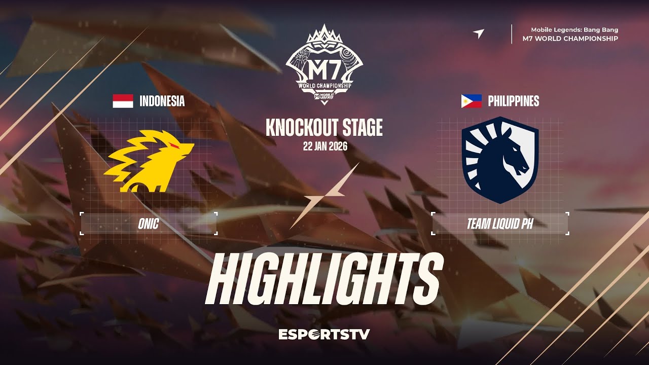 ONIC против Team Liquid PH: основные моменты Чемпионата мира M7 | ONIC против TLPH ESPORTSTV