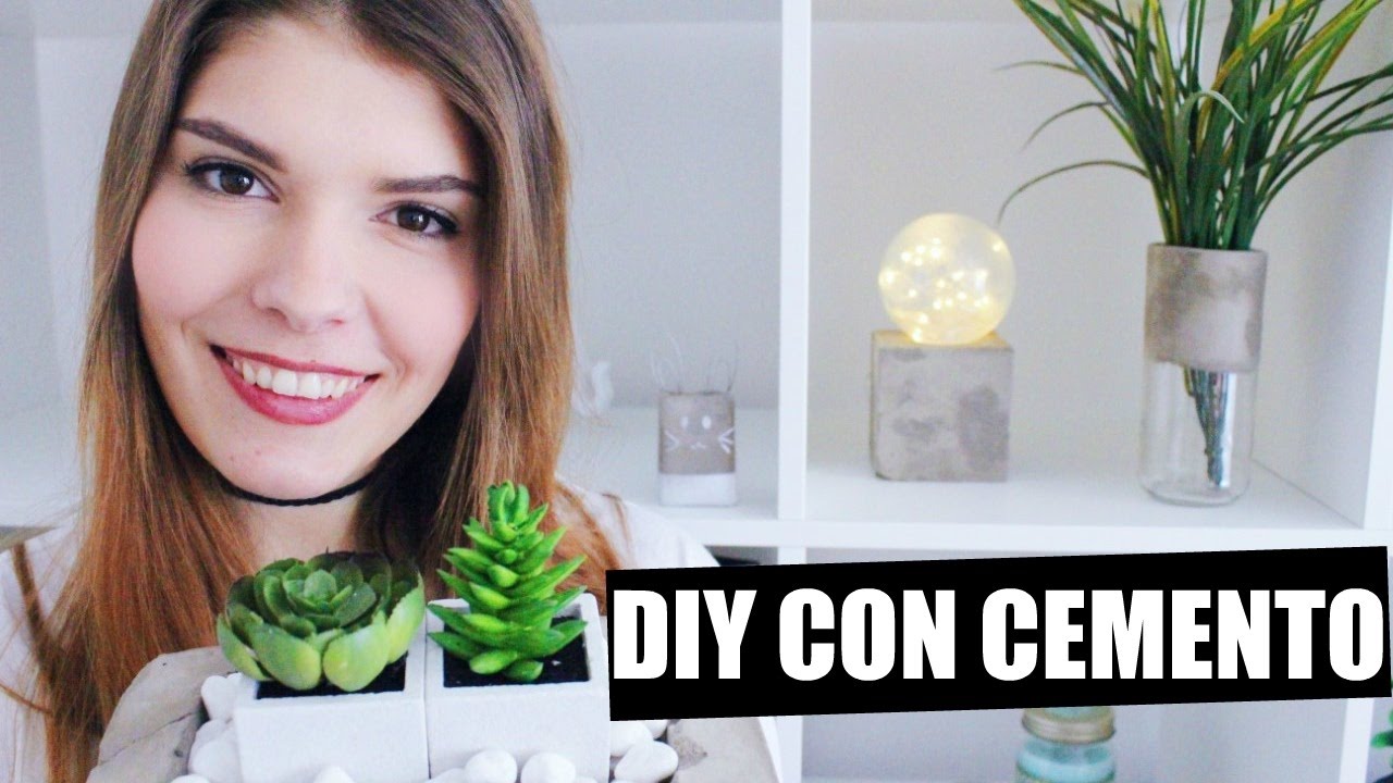DIY: 5 MANUALIDADES CON CEMENTO
