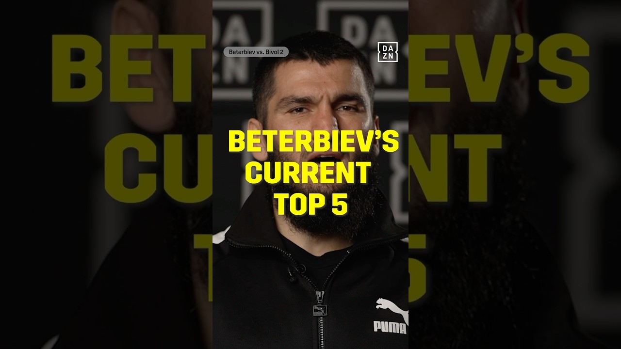 Beterbiev picks his 𝐓𝐨𝐩 𝟓 in boxing 👑 #shorts