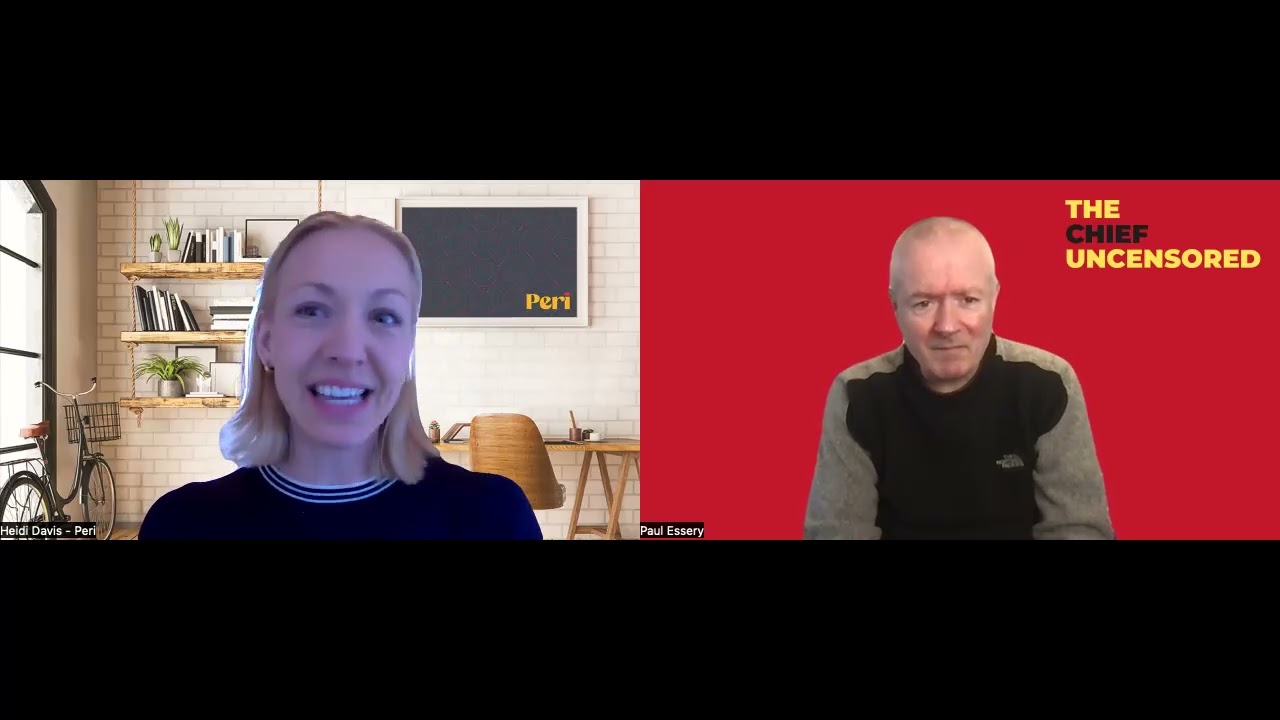 The heath system is built for men.  I'm going to change that!  Peri CEO Heidi Davis explains.