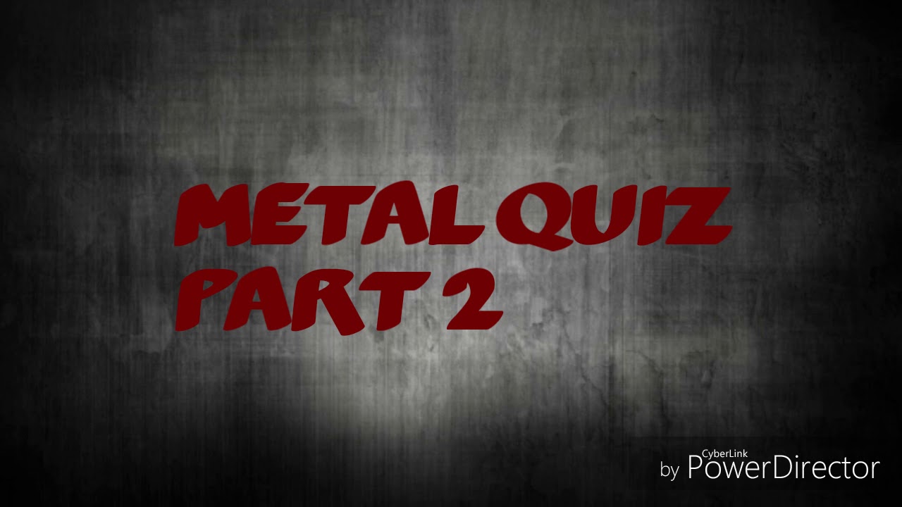 Metal Music Quiz part2