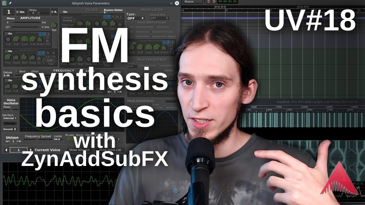 UV#18 Introduction to FM synthesis with ZynAddSubFX