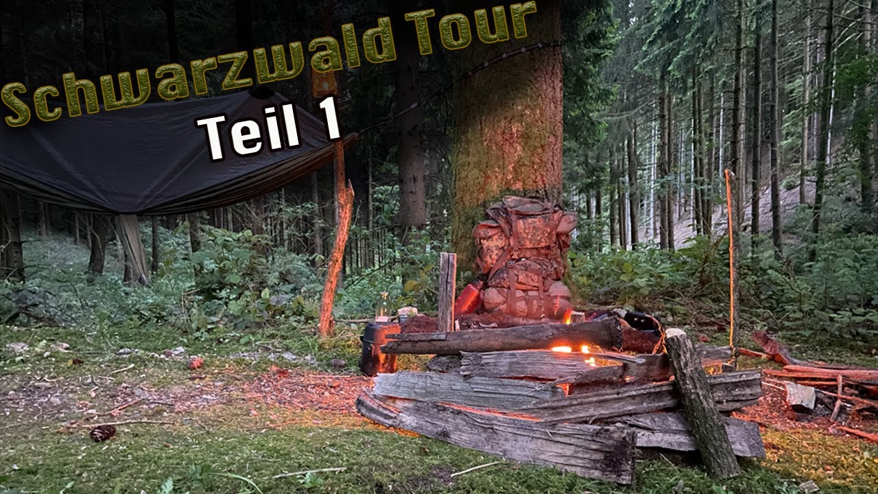 BIWACKTOUR MIT SOLO OVERNIGHTER OHNE WASSER ⛺️🌲 ❌💧❌