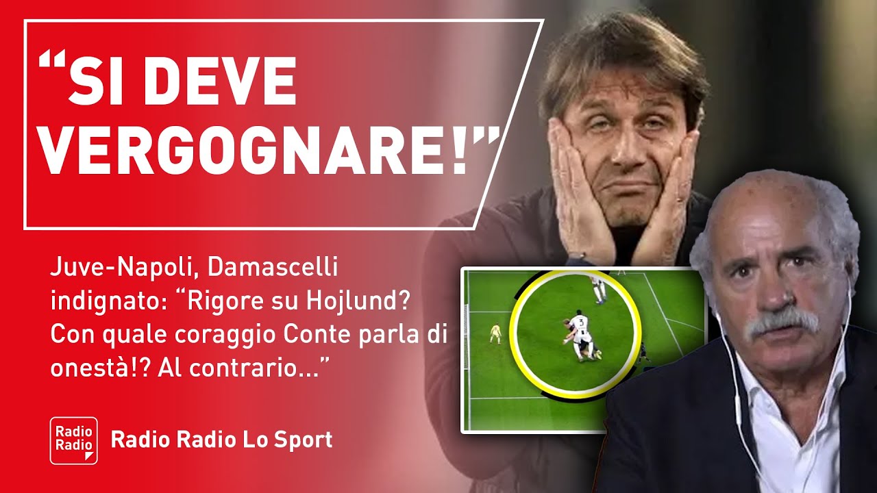 🤬“ONESTÀ SUGLI ARBITRI”? DAMASCELLI STRONCA CONTE IN DIRETTA: “PAROLE VERGOGNOSE, CI VUOLE CORAGGIO”