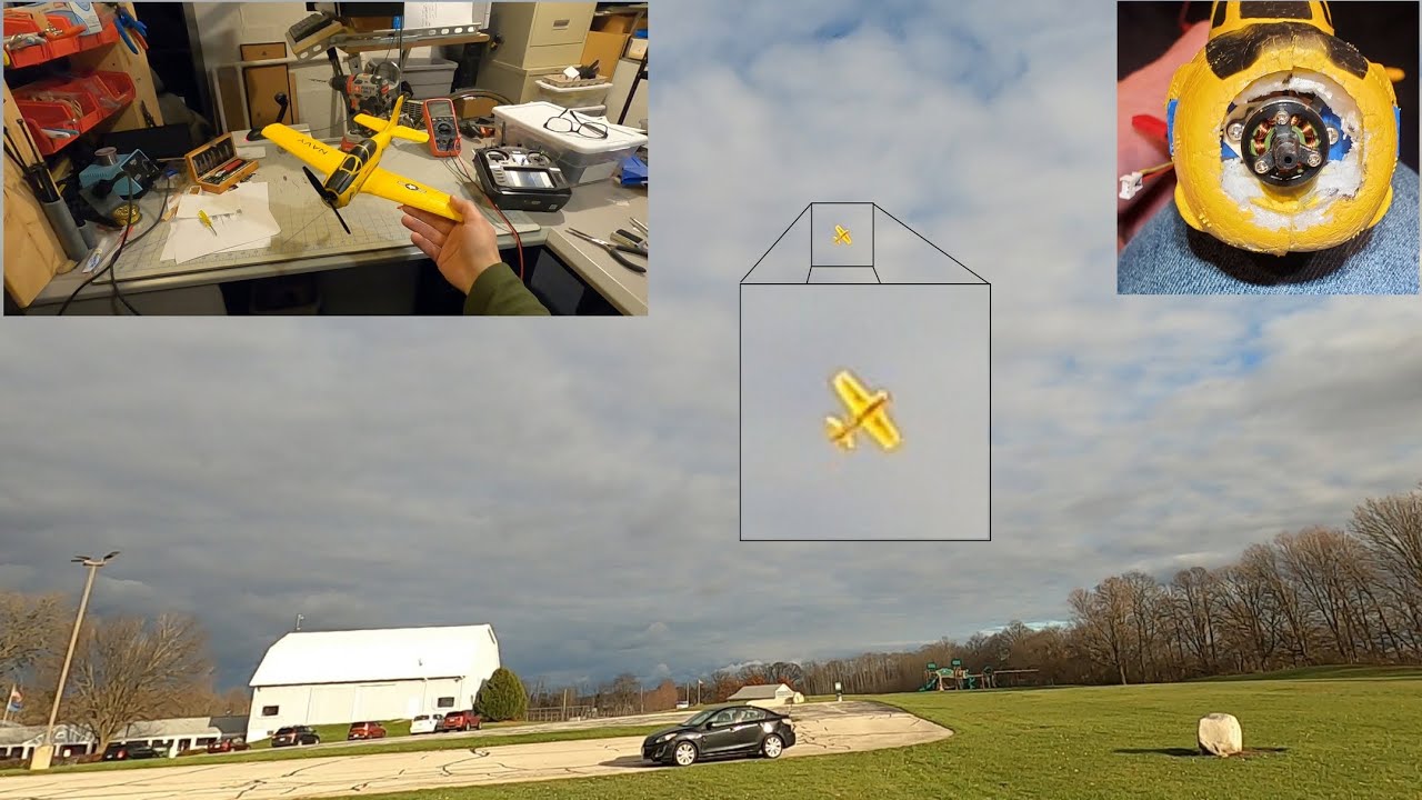 2023-11-10 XK A210 T28 Trojan BRUSHLESS 380 mm mini warbird!!   First flight!!