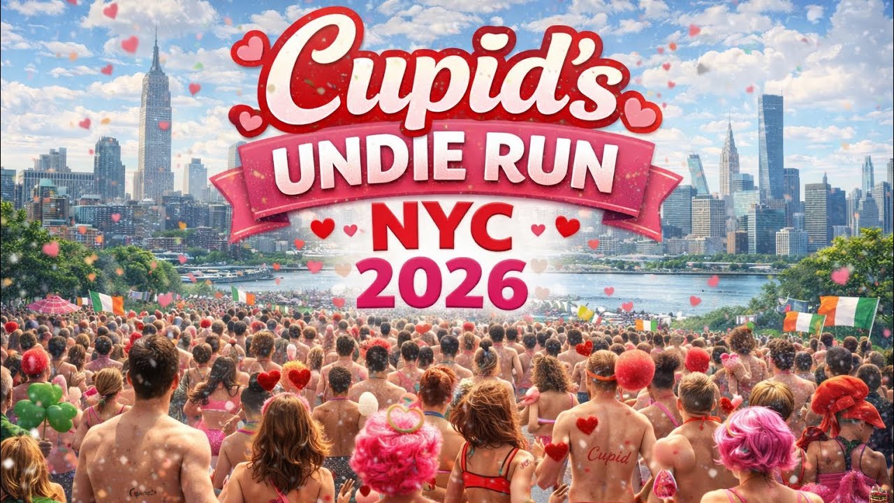 Cupid’s Undie Run NYC 2026 🪉🩲💘Running in Undies to Fight NF (February 14,2026)