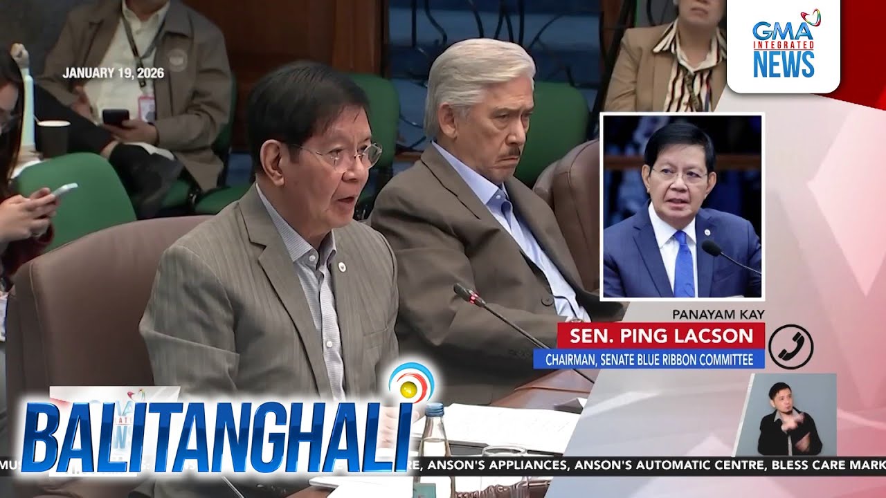 Panayam kay Sen. Ping Lacson, Chairman Senate Blue Ribbon Committee | Balitanghali