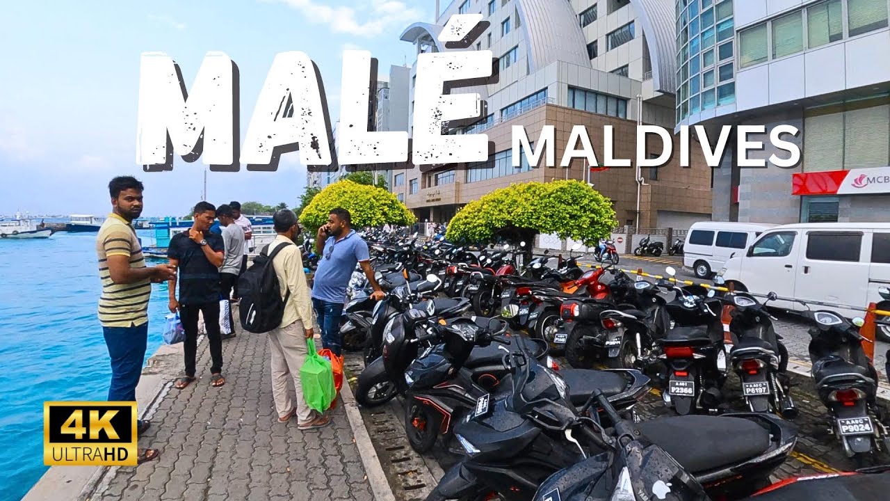 POV: MALE MALDIVES | 🚶🏼WALKING TOUR |  [4k] Binaural Audio🎧