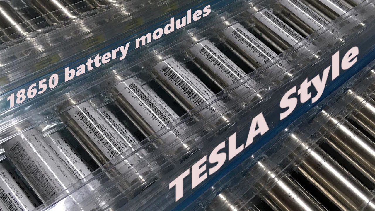 Montando packs de 18650 para Powerwall