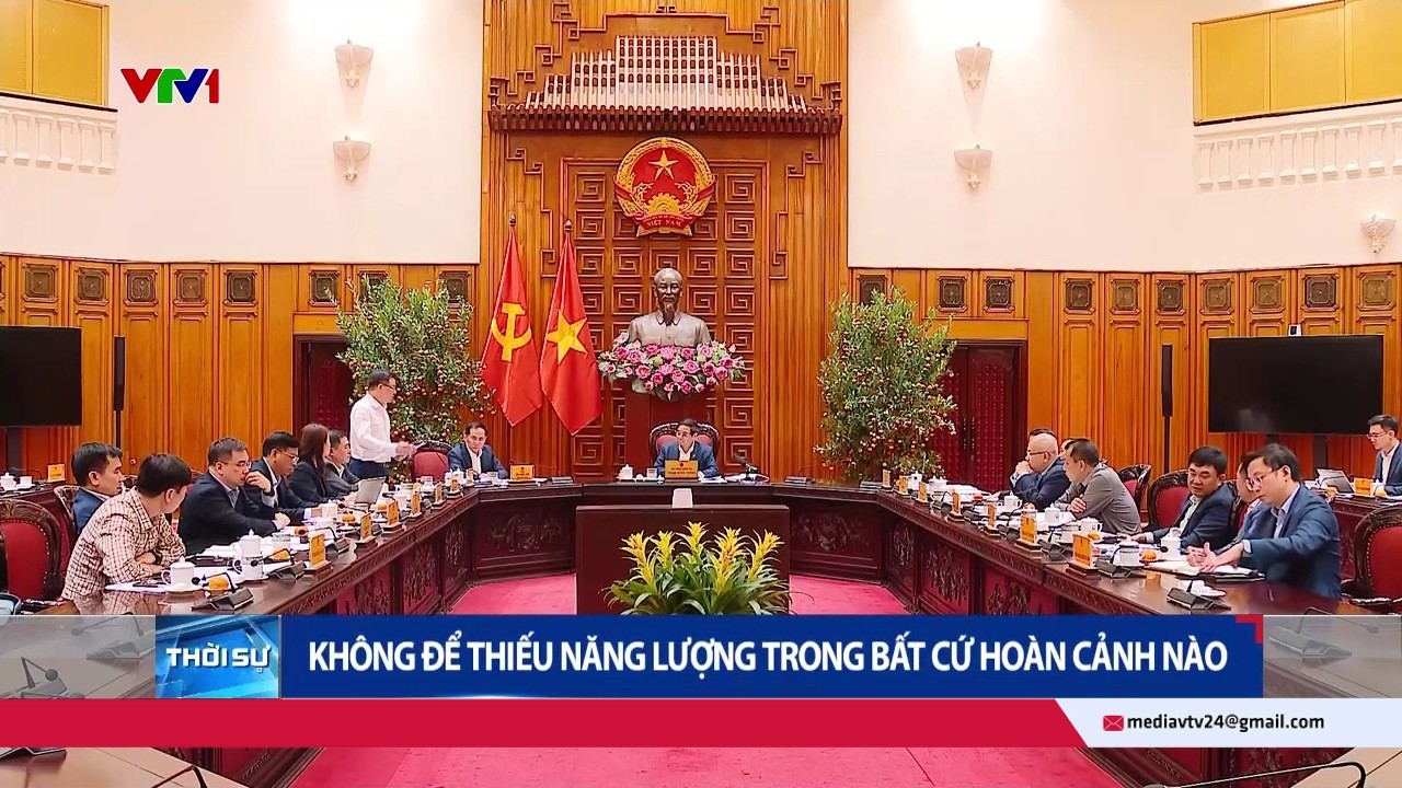 Thủ tướng Phạm Minh Chính chủ trì cuộc họp của Tổ công tác bảo đảm an ninh năng lượng | VTV24