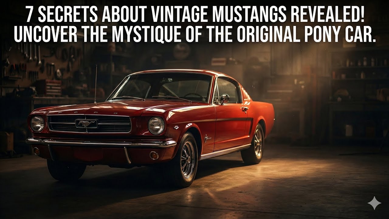 7 Secrets About Vintage Mustangs 😳@Vintageautovault