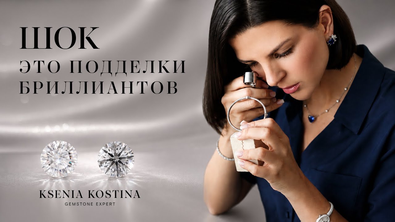 Фианиты, муассаниты, бриллианты - в чем разница? #бриллианты #фианиты