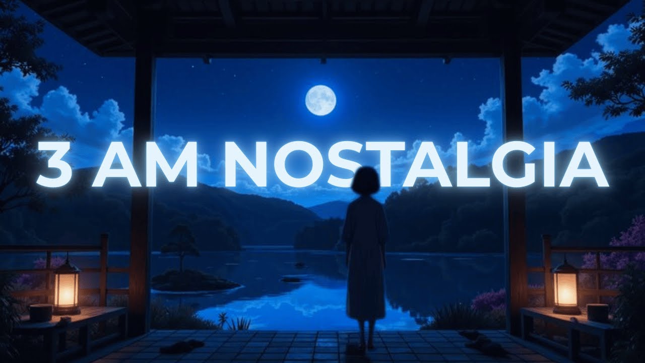 Healing Anime Lofi Piano 🌸 Aesthetic Moonlit Scene for Deep Focus & Stress Relief [30 Minutes Mix]