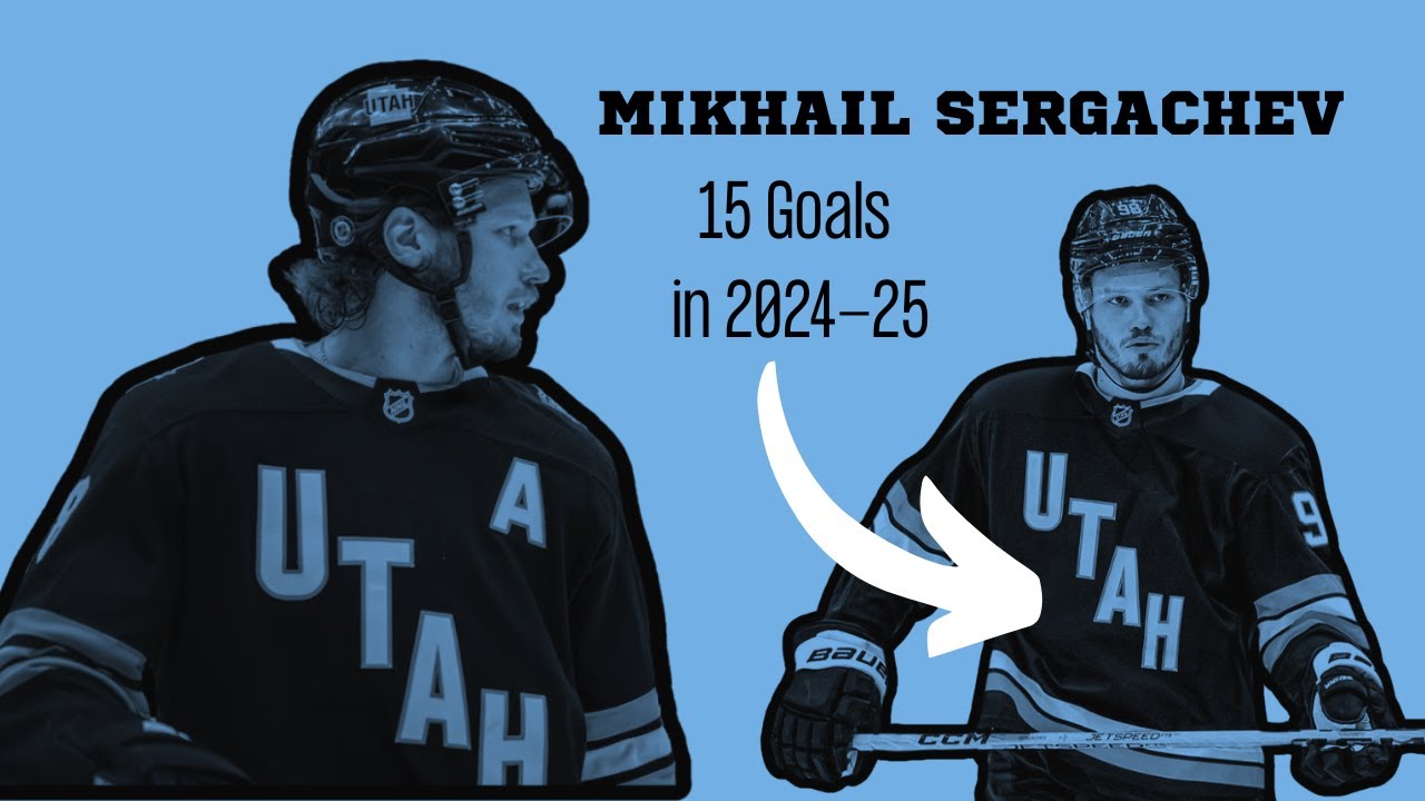All 15 Mikhail Sergachev Goals | Utah Hockey Club 2024-25 Season Highlights