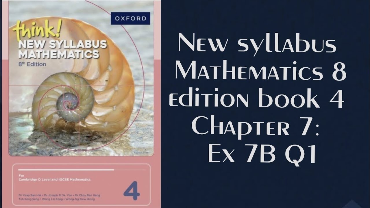New syllabus Mathematics 8 edition book 4 Chapter 7:  Ex 7B Q1 #bearing   #maths