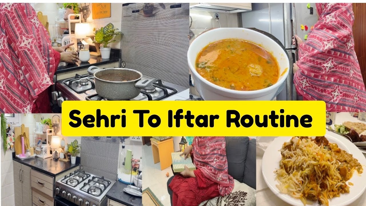 My Busy Ramadan Routine | Sehri To Iftar Daily Life In Oman | Easy Recipe | Kitchen Cleaning |