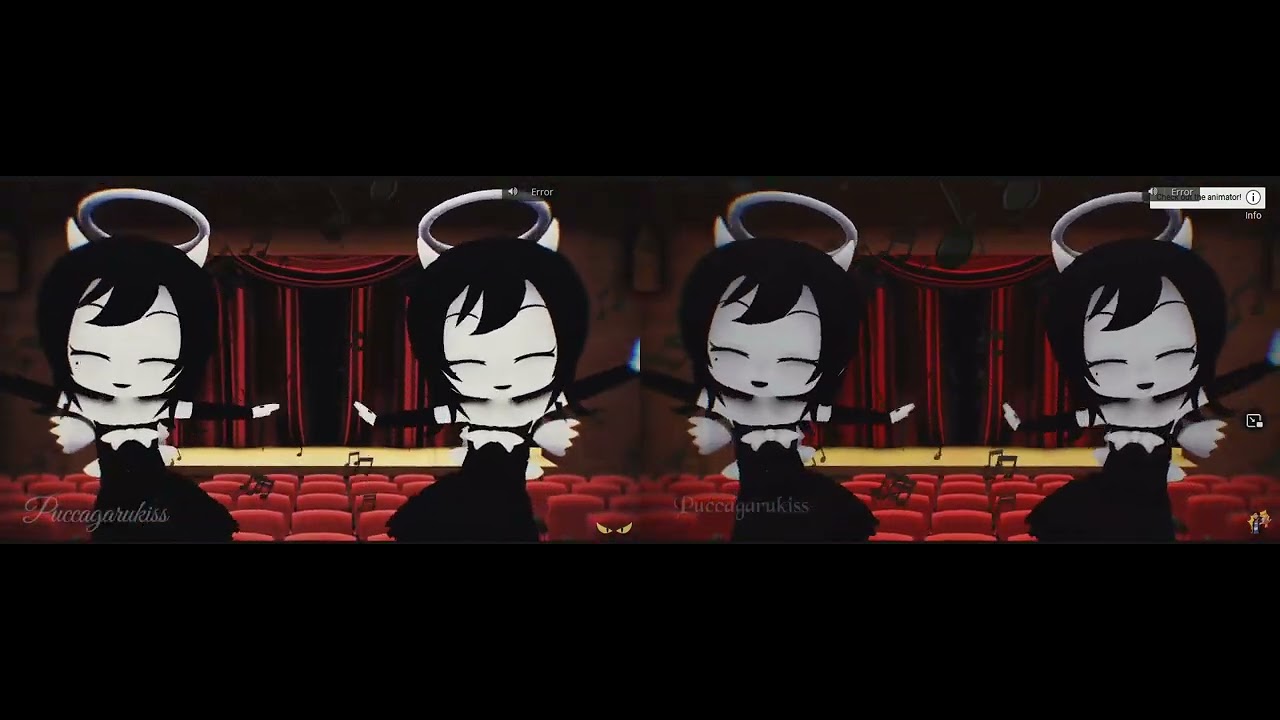 Both ANIMATIONS Side by Side ♫All Eyes On Me♫ Cover by Victor McKnight & SquigglyDigg & Caleb Hyles